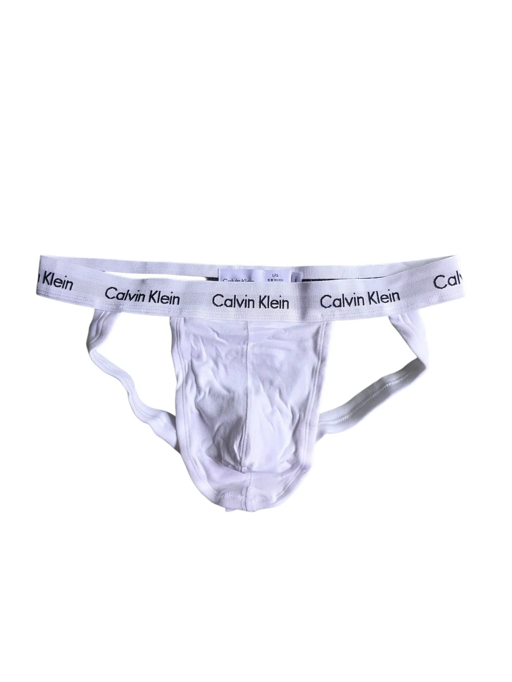 New Calvin Klein Men’s White Jockstrap Size L